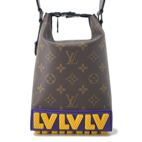 Louis Vuitton Monogram Cruiser Shoulder Bag, Rubber, M57966, Men's, Black