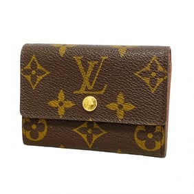 Louis Vuitton Monogram Porte Monnaie Platter Wallet/Coin Case M61930 Brown Men's/Women's