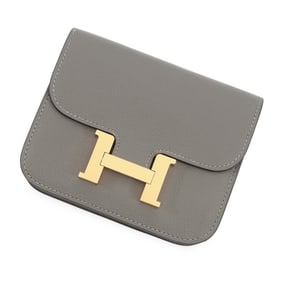Hermes Hermès Constance Grimeyer Evercolor W-stamped wallet