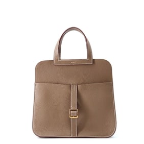 Hermes Hermès Arzan 25 Handbag, Etoupe, Taurillon Clemence Leather, K Stamp, 2-Way Shoulder Bag