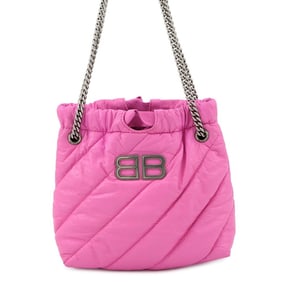 Balenciaga Chain Shoulder Bag in Crushed XS Leather (781796) - BALENCIAGA 2-Way