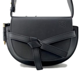 Loewe Gate Dual Mini Shoulder Bag A650N46X25, Black
