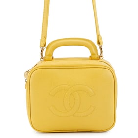 CHANEL Coco Mark Vanity Bag in Caviar Skin A07060