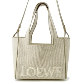Loewe Font Tote Medium Canvas Bag ALF1B61X11 LOEWE 2-way
