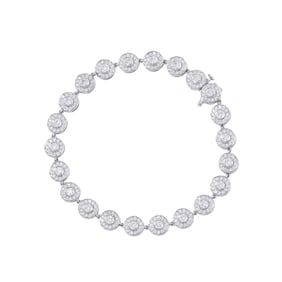 Tiffany & Co. Circlet Diamond Bracelet in Pt950 Platinum