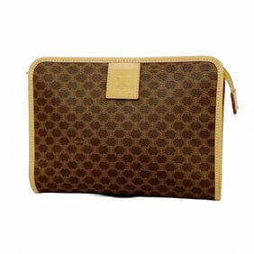 Celine clutch bag in brown Macadam for men and women