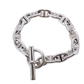 Hermes Hermès Chaine d'Ancre GM Bracelet, 15 links, 925 silver, for men and women