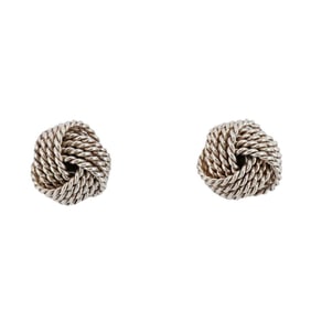 Tiffany Somerset Mesh Sterling Silver 925 Women's Earrings
