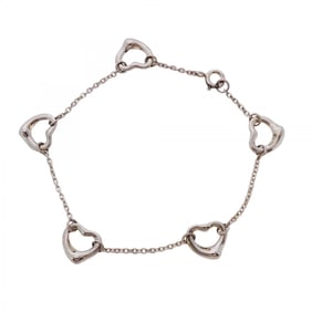 Tiffany 5-row heart bracelet in 925 silver for women