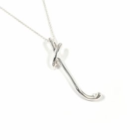 TIFFANY & Co. Tiffany Letter T Initial Elsa Peretti Necklace in 925 Sterling Silver for Women