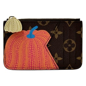Louis Vuitton wallet LV x YK Monogram Yayoi Kusama 2023 Women's Men's Brand Coin Case Canvas Porte