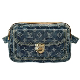 Louis Vuitton Monogram Denim Bumbag (Blue) M95347, available for men and women.