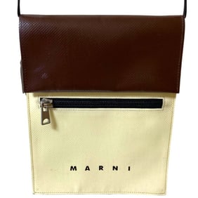 MARNI TRIBECA shoulder bag, brown, women's