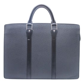 LOUIS VUITTON M30052 Taiga Porte-Document Rozan Business Bag Briefcase Black Men's and Women's