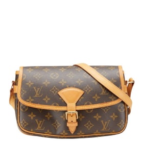 Louis Vuitton Monogram Sologne Shoulder Bag M42250 Brown Leather Women's LOUIS VUITTON