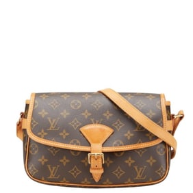 Louis Vuitton Monogram Sologne Crossbody Shoulder Bag M42250 Brown Leather Women's LOUIS VUITTON