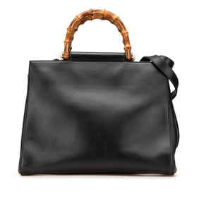 Gucci Nymfair Medium Handbag/Shoulder Bag 2WAY 453766 Black Leather Women's GUCCI