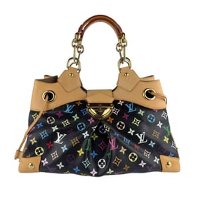 Louis Vuitton Ursula Monogram Multicolore Handbag in Noir, Women's, M40124 z7483