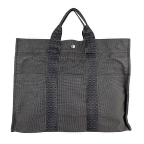 Hermes Hermès Air Line MM Handbag in Nylon Canvas, Gray, for Men and Women, z7600