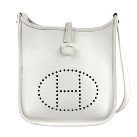 Hermes Hermès Evelyn TPM Epsom Shoulder Bag, White, Women's, z7590