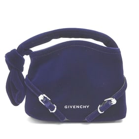 Givenchy Nano Voile Velvet Handbag in Navy, Women's, h31679g