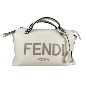 Fendi By the Way Medium Leather Shoulder Bag in Ivory, Women's, 8BL146 AC9L z7565