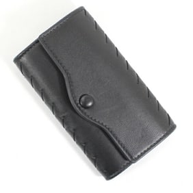 BOTTEGA VENETA 6-ring key case in intrecciato leather for men and women, T5894