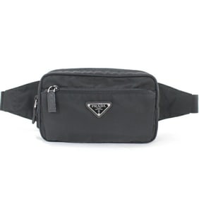 Prada Waist Bag, Black Nylon Body 2VL977, PRADA Men's/Women's, KM2942