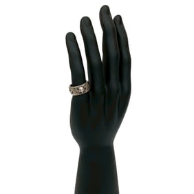 GUCCI Cat Head Ring Motif, Sterling Silver, Size 17, Men's, 49519