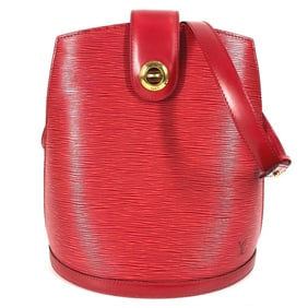 LOUIS VUITTON M52257 Epi Cluny Shoulder Bag in Leather, Castilian Red for Men and Women