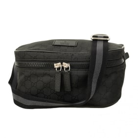 Gucci GG Nylon Waist Bag 449182 Black Men's
