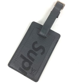 LOUIS VUITTON M67726 Epi Supreme Collaboration Charm Bag Keychain Name Tag Leather Men's Women's