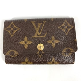 LOUIS VUITTON M62630 Monogram Multicle 6 Key Case with Keys and Hooks, Canvas, Brown, for Men Women