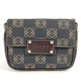 LOEWE bum bag, body bag with Anagram logo and pouch only. Waist belt crossbody pouch, leather,