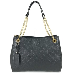 LOUIS VUITTON M43758 Monogram Empreinte Surenne MM Double Chain Shoulder Bag Tote Leather Women's