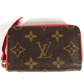 LOUIS VUITTON M61540 Monogram Multicart Business Card Case, Pass Coin Purse, Round Zipper Canvas,
