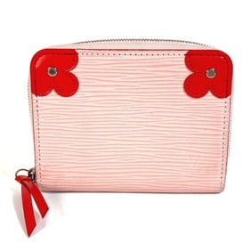 LOUIS VUITTON M62971 Epi Zippy Coin Purse, Blooming Corner, Compact Wallet, Round Zipper Case,