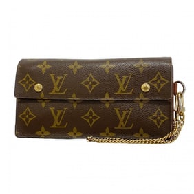 Louis Vuitton Monogram Portefeuille Accordion Long Wallet M58008 Brown Men's and Women's