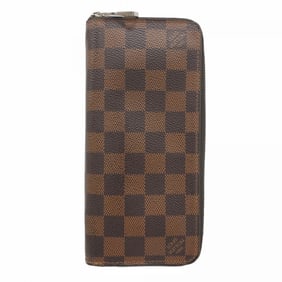 Louis Vuitton Damier Zippy Wallet Vertical N61207 Ebene Men's Long