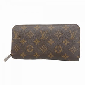 Louis Vuitton Monogram Zippy Wallet M60017 Brown Women's