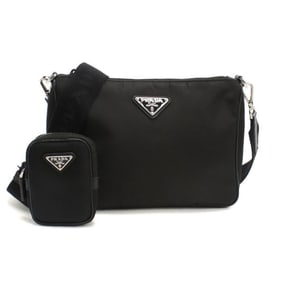 PRADA Prada Crossbody Shoulder Bag, Unisex, Black