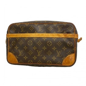 Louis Vuitton Monogram Compiègne 28 Clutch Bag M51845 Brown Men's