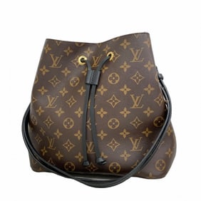 Louis Vuitton Monogram NeoNoe Shoulder Bag M44020 Brown Noir Women's
