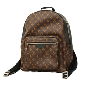Louis Vuitton Monogram Macassar Josh Backpack M41530 Brown/Black Men's