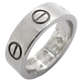 Cartier Love Ring 18KWG White Gold #48 Women's