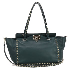 Valentino 2-Way Tote Bag, Green, Women's