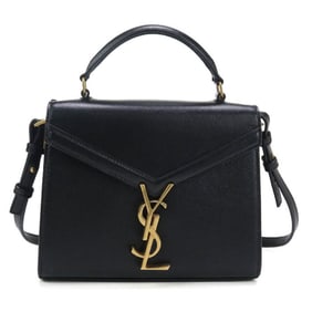 SAINT LAURENT Cassandra Top Handle Handbag 623930 Women's Black