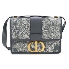 Christian Dior DIOR Dior Crossbody Shoulder Bag 30 Montaigne Women's Gray