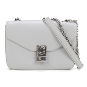 CELINE Shoulder Bag 18725 3BFB Chain Women's Gray
