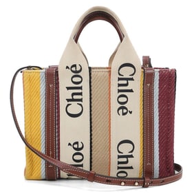 Chloé Chloe Small 2-Way Woody Tote Bag, Multicolor